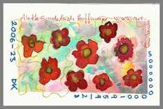 110 Art money 2006-023 - Akvarel p� papir 12 x 18 cm - Alettes Maleri (akvarel og akryl)