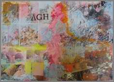 234 Krukkerne - Akryl p� l�rred 30 x 40 cm - Alettes Maleri (akvarel og akryl)